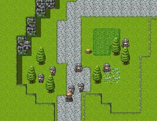 鉄壁の騎士の物語 ゲーム画面