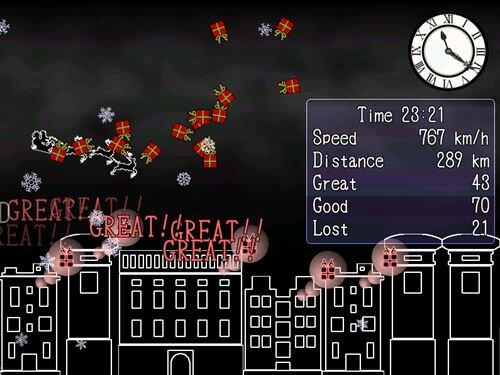 Sonic the Santa Claus Game Screen Shot1