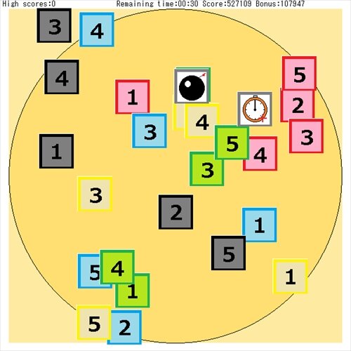 Number Palette2 ゲーム画面