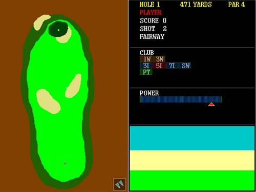 シングルゴルフ Game Screen Shot1