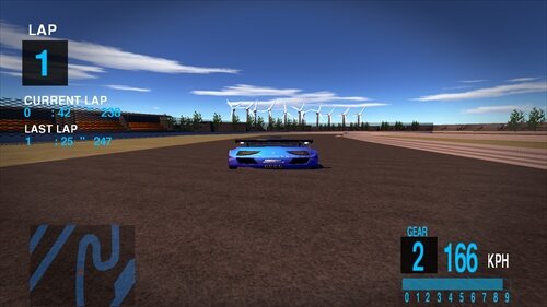 Beyond the racing ゲーム画面