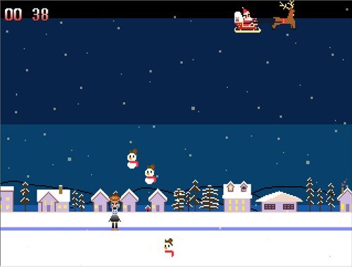 霊務～クリスマスバージョン～ ゲーム画面