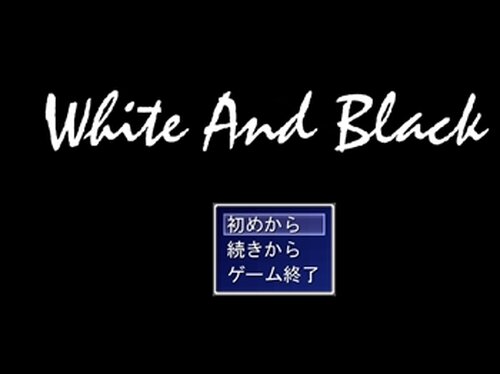 White And Black Game Screen Shot2