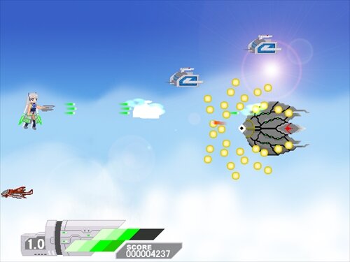 Aerial Striker ゲーム画面